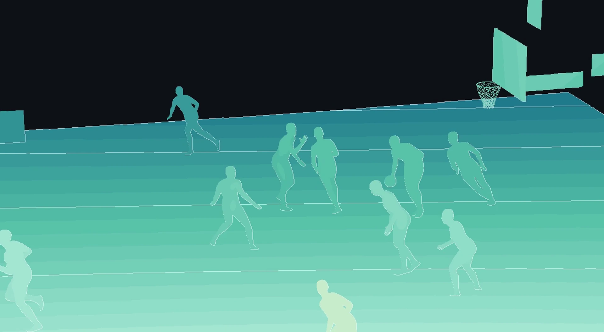 The guide image of distance