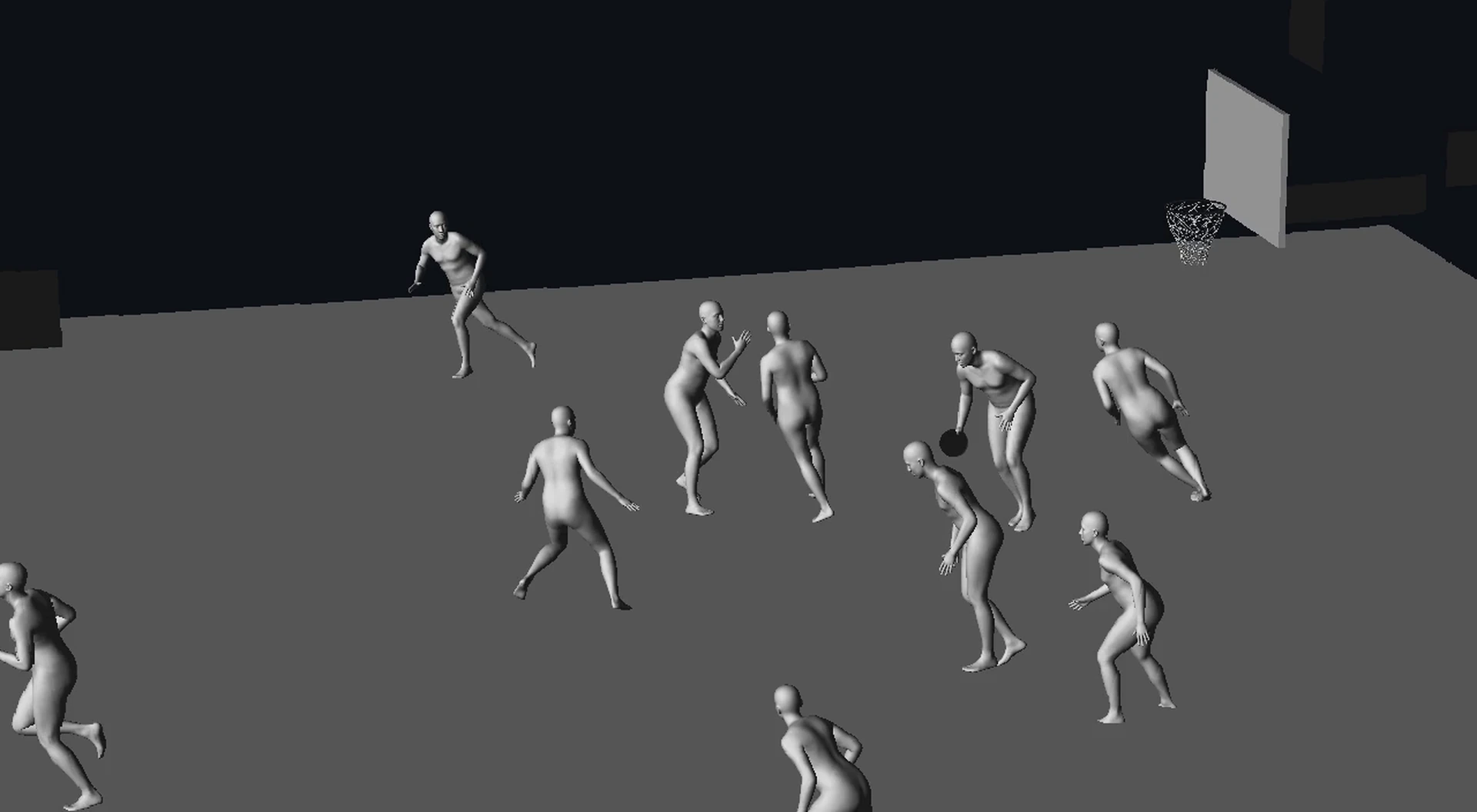 The guide image of surface direction